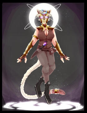 OC belongs to SplashedRaven on instagram